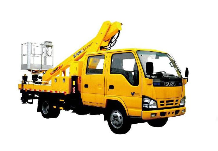 XCMG new 21m telescopic boom aerial work platform truck XGS5080JGKQ6 China aerial work truck price